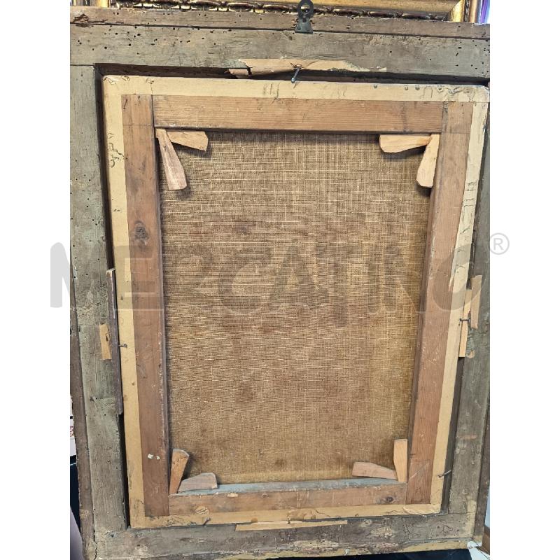 QUADRO OLIO SU TELA RITRATTO GENTILUOMO EPOCA | Mercatino dell'Usato Roma porta maggiore 5