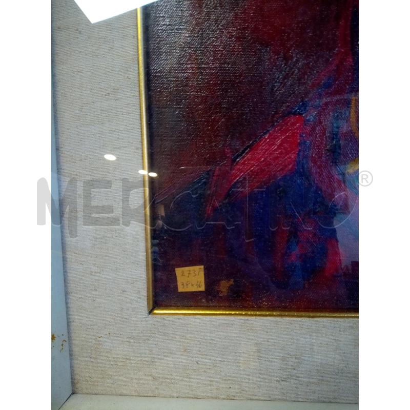 QUADRO OLIO SU TELA RITRATTO UOMO TONI ROSSI | Mercatino dell'Usato Roma porta maggiore 4