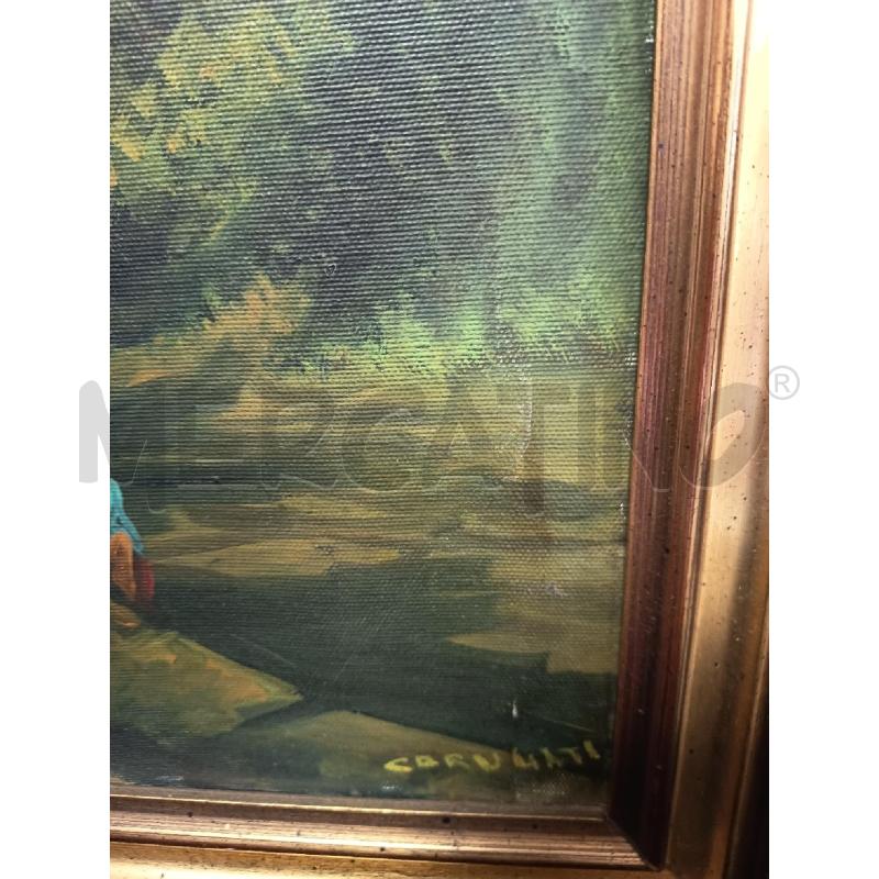 QUADRO OLIO SU TELA ROVINE ROMANE  | Mercatino dell'Usato Roma porta maggiore 3