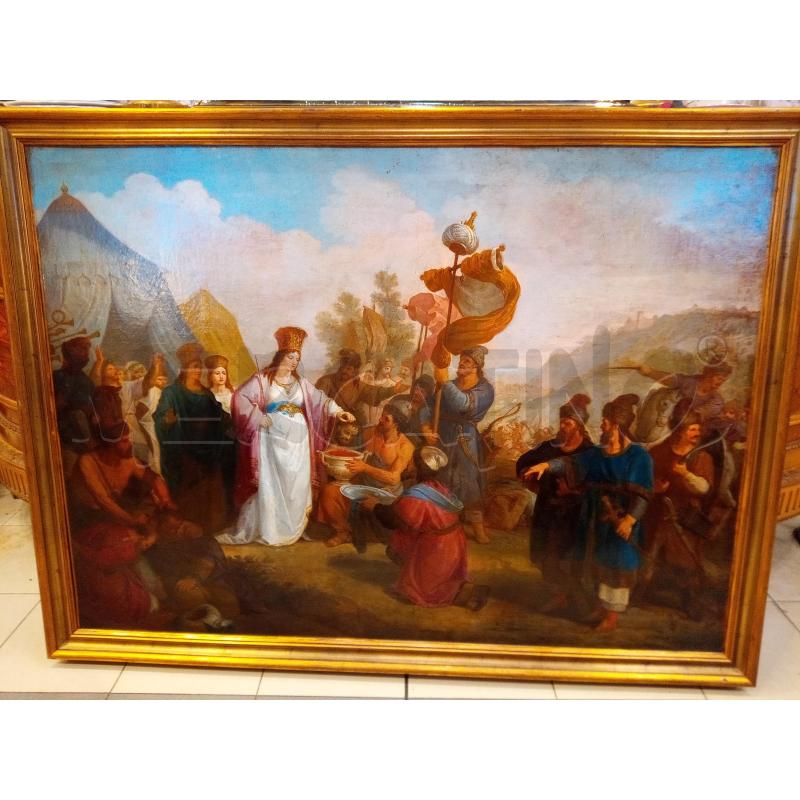 QUADRO OLIO SU TELA SALOMÈ VITTORIOSA EPOCA | Mercatino dell'Usato Roma porta maggiore 1
