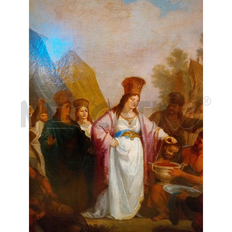 QUADRO OLIO SU TELA SALOMÈ VITTORIOSA EPOCA | Mercatino dell'Usato Roma porta maggiore 2