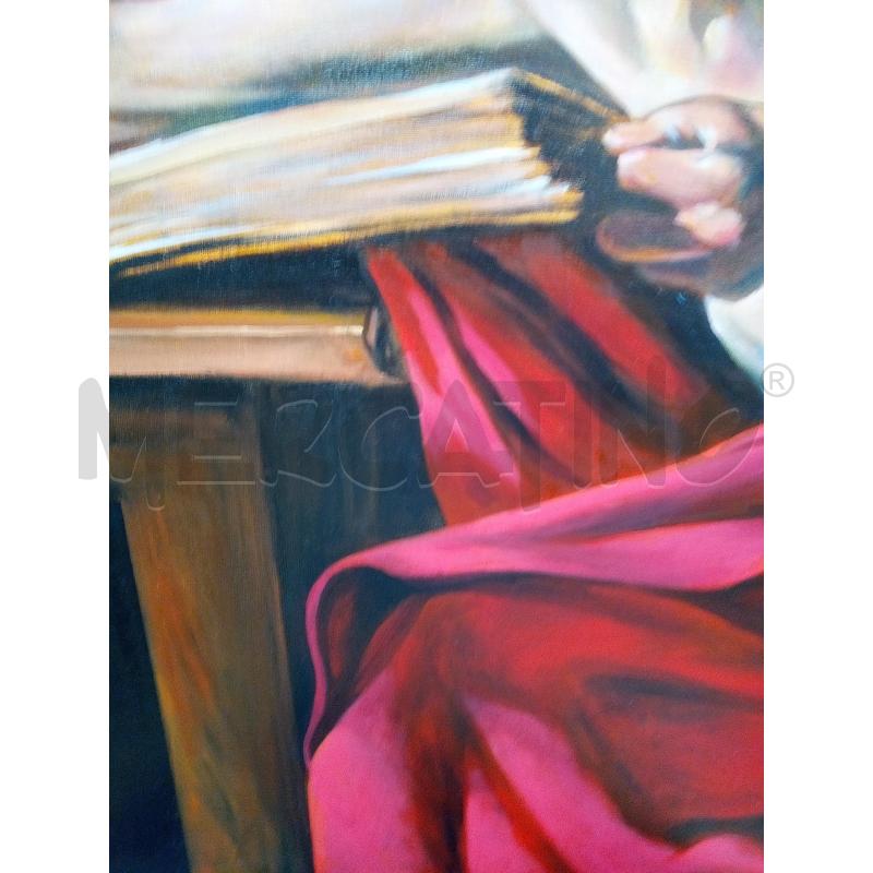 QUADRO OLIO SU TELA SAN GIROLAMO NELLO STUDIO | Mercatino dell'Usato Roma porta maggiore 4