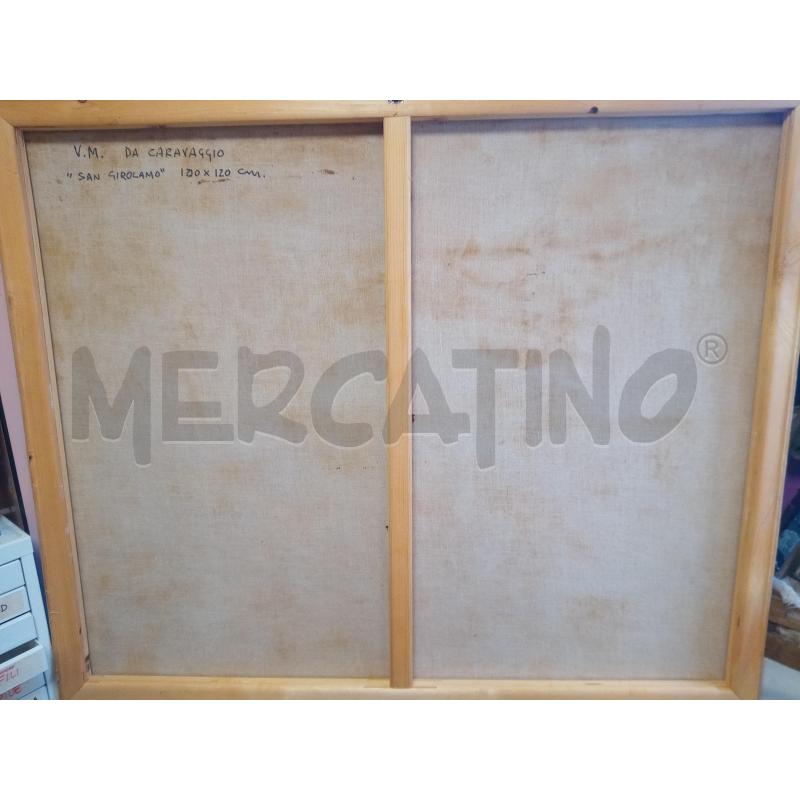 QUADRO OLIO SU TELA SAN GIROLAMO NELLO STUDIO | Mercatino dell'Usato Roma porta maggiore 5