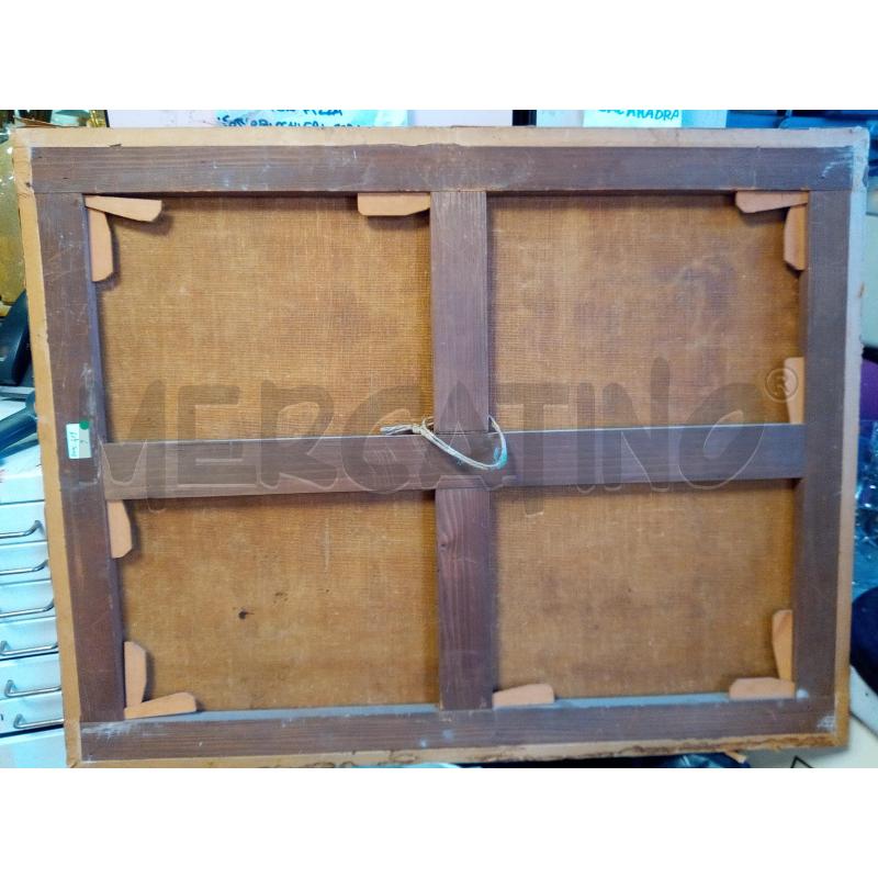 QUADRO OLIO SU TELA SCENA BIBLICA PROMONTORIO CON CASTELLO | Mercatino dell'Usato Roma porta maggiore 5