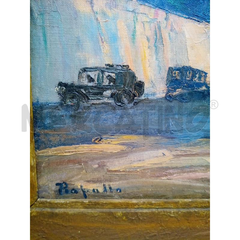 QUADRO OLIO SU TELA SCORCIO CHIESA  | Mercatino dell'Usato Roma porta maggiore 4