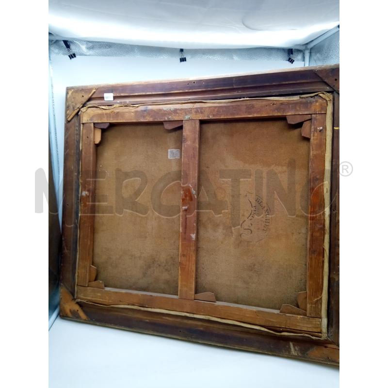 QUADRO OLIO SU TELA SCORCIO CHIESA  | Mercatino dell'Usato Roma porta maggiore 5