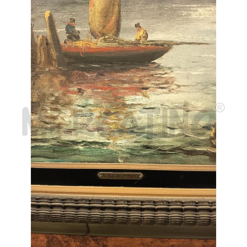 QUADRO OLIO SU TELA SCORCIO MONTUOSO  | Mercatino dell'Usato Roma porta maggiore 4