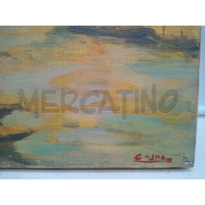 QUADRO OLIO SU TELA SCORCIO VENEZIA | Mercatino dell'Usato Roma porta maggiore 4