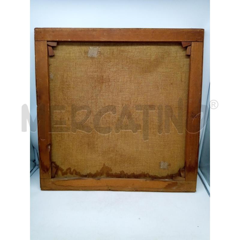 QUADRO OLIO SU TELA SIGNORA CON PELLICCIA | Mercatino dell'Usato Roma porta maggiore 4
