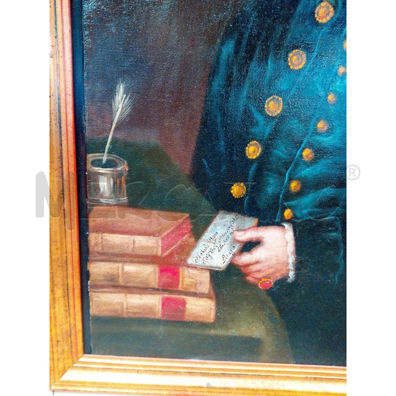 QUADRO OLIO SU TELA SIGNOROTTO CON LIBRI | Mercatino dell'Usato Roma porta maggiore 2