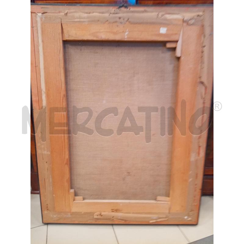 QUADRO OLIO SU TELA SIGNOROTTO CON LIBRI | Mercatino dell'Usato Roma porta maggiore 5