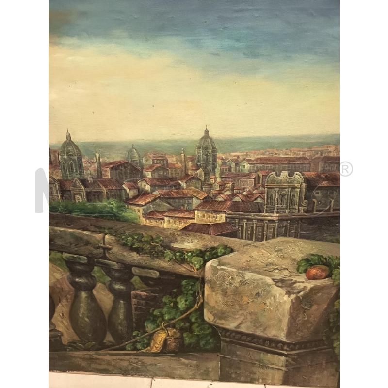 QUADRO OLIO SU TELA VEDUTA DAL PINCIO | Mercatino dell'Usato Roma porta maggiore 1