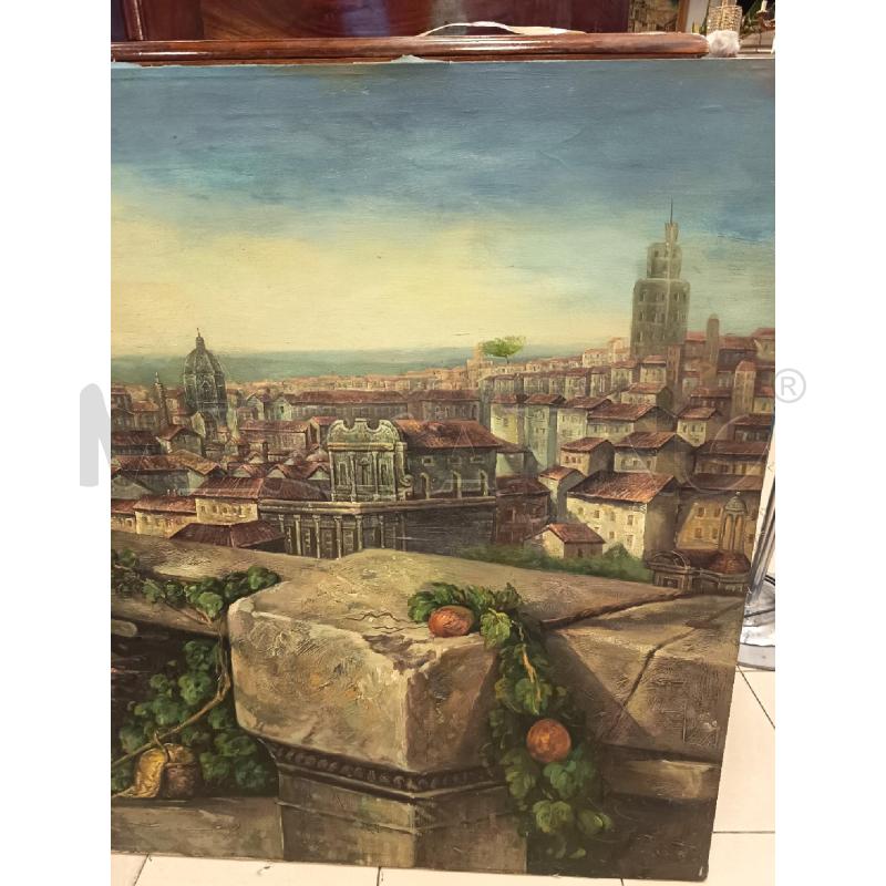 QUADRO OLIO SU TELA VEDUTA DAL PINCIO | Mercatino dell'Usato Roma porta maggiore 2
