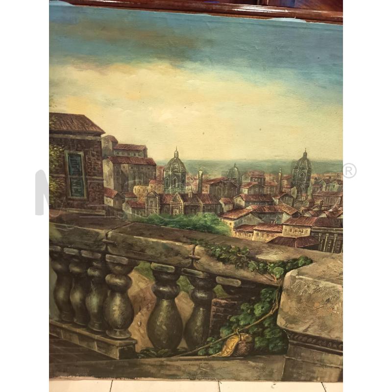 QUADRO OLIO SU TELA VEDUTA DAL PINCIO | Mercatino dell'Usato Roma porta maggiore 3