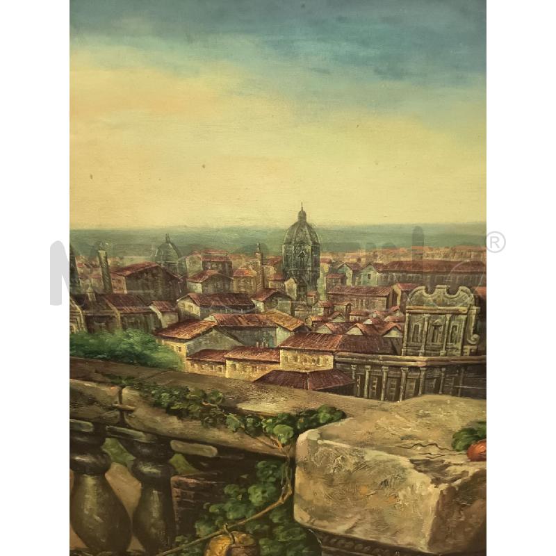 QUADRO OLIO SU TELA VEDUTA DAL PINCIO | Mercatino dell'Usato Roma porta maggiore 4