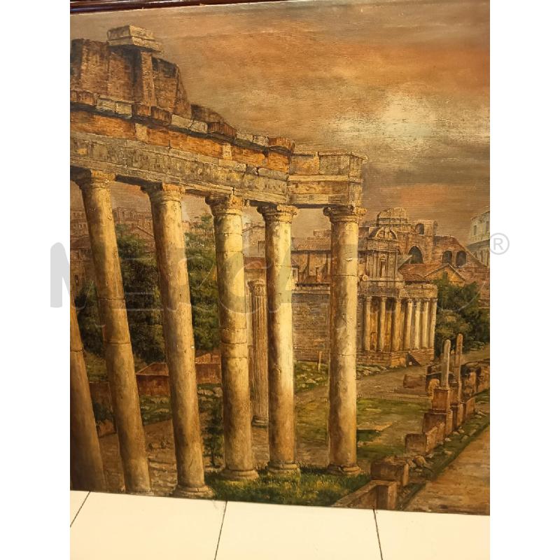 QUADRO OLIO SU TELA VEDUTA FORI COLOSSEO | Mercatino dell'Usato Roma porta maggiore 1