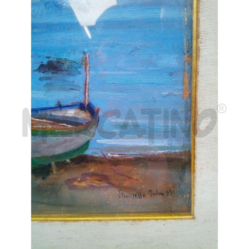 QUADRO OLIO SU TELA VEDUTA ISCHIA | Mercatino dell'Usato Roma porta maggiore 3