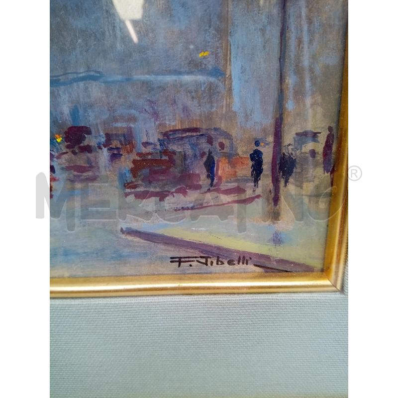 QUADRO OLIO SU TELA VEDUTA LONDINESE | Mercatino dell'Usato Roma porta maggiore 4