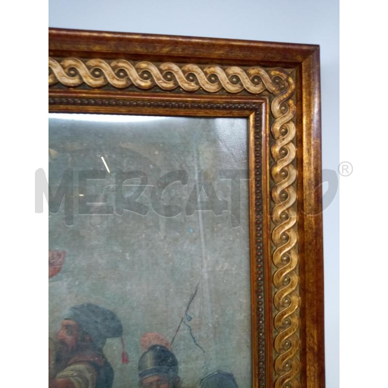 QUADRO OLIO SU TELA VIA CRUCIS EPOCA | Mercatino dell'Usato Roma porta maggiore 4