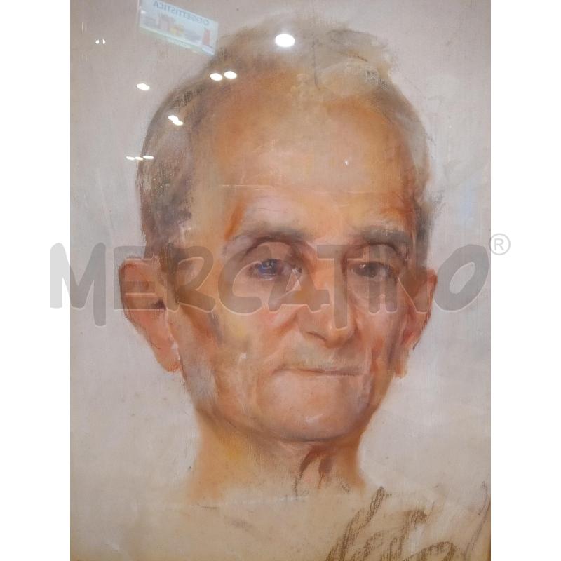 QUADRO OLIO SU TELA VOLTO UOMO CANUTO | Mercatino dell'Usato Roma porta maggiore 2