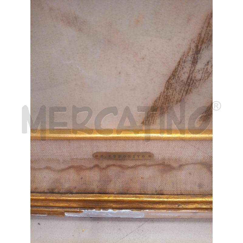 QUADRO OLIO SU TELA VOLTO UOMO CANUTO | Mercatino dell'Usato Roma porta maggiore 4