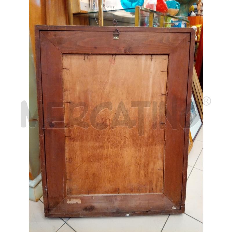 QUADRO OLIO SU TELA VOLTO UOMO CANUTO | Mercatino dell'Usato Roma porta maggiore 5