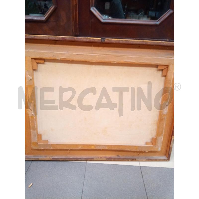 QUADRO OLIO SU TLEA PIAZZA NAVONA  | Mercatino dell'Usato Roma porta maggiore 5