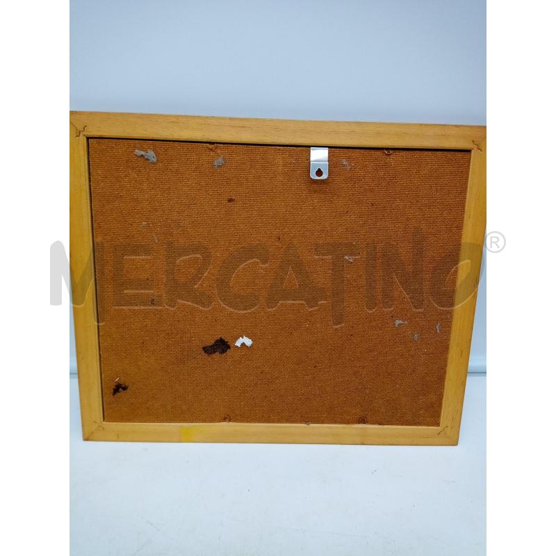 QUADRO OLIO SU VETRO PESCE NAIF  | Mercatino dell'Usato Roma porta maggiore 5