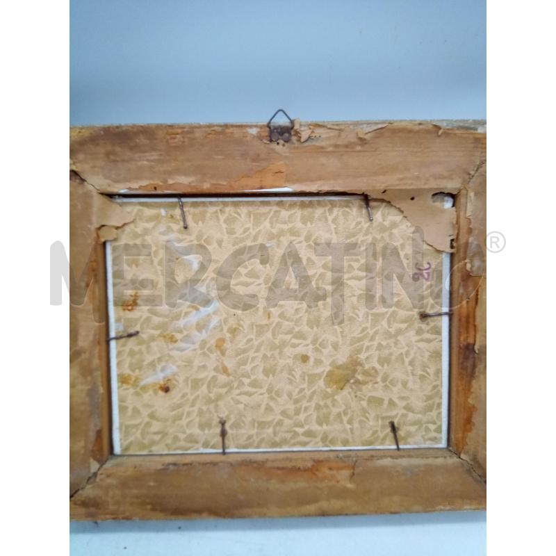 QUADRO OLIO SU  CARTONE TELATO BARCHE '50  | Mercatino dell'Usato Roma porta maggiore 4