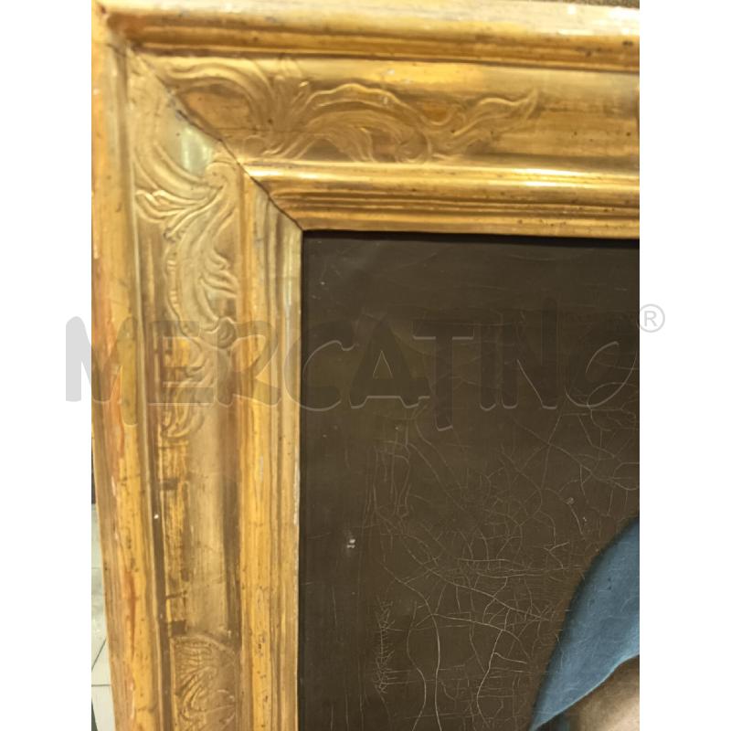 QUADRO OLIO TELA MADONNA ADDOLORATA LIEVI MANCANZE | Mercatino dell'Usato Roma porta maggiore 4