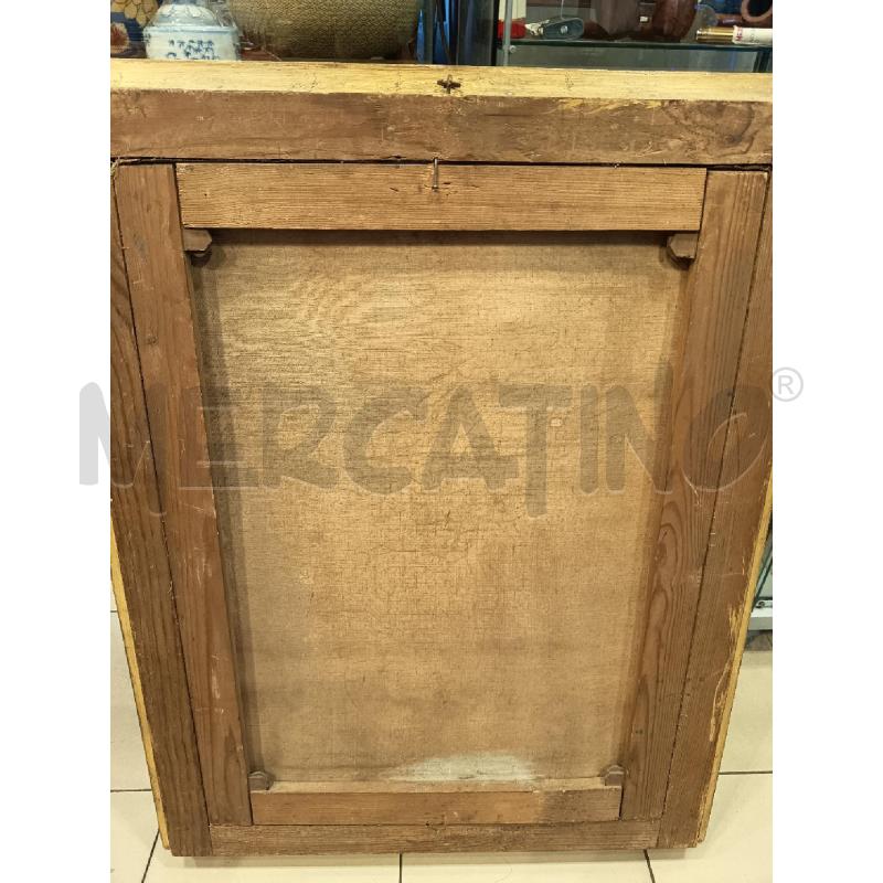 QUADRO OLIO TELA MADONNA ADDOLORATA LIEVI MANCANZE | Mercatino dell'Usato Roma porta maggiore 5