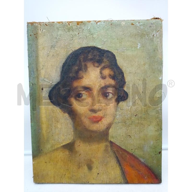 QUADRO OLI OS UTELA DONNA ANNI 30 | Mercatino dell'Usato Roma porta maggiore 1