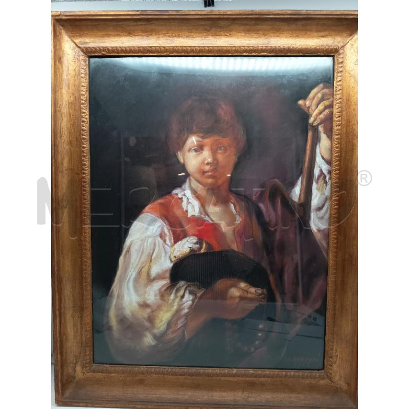 QUADRO PASTELLI A OLIO PASTORELLO | Mercatino dell'Usato Roma porta maggiore 1