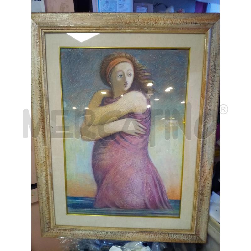 QUADRO PASTELLI A OLIO SIRENA | Mercatino dell'Usato Roma porta maggiore 1