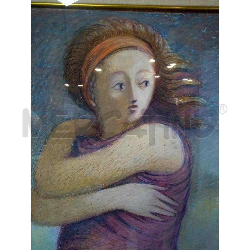 QUADRO PASTELLI A OLIO SIRENA | Mercatino dell'Usato Roma porta maggiore 2