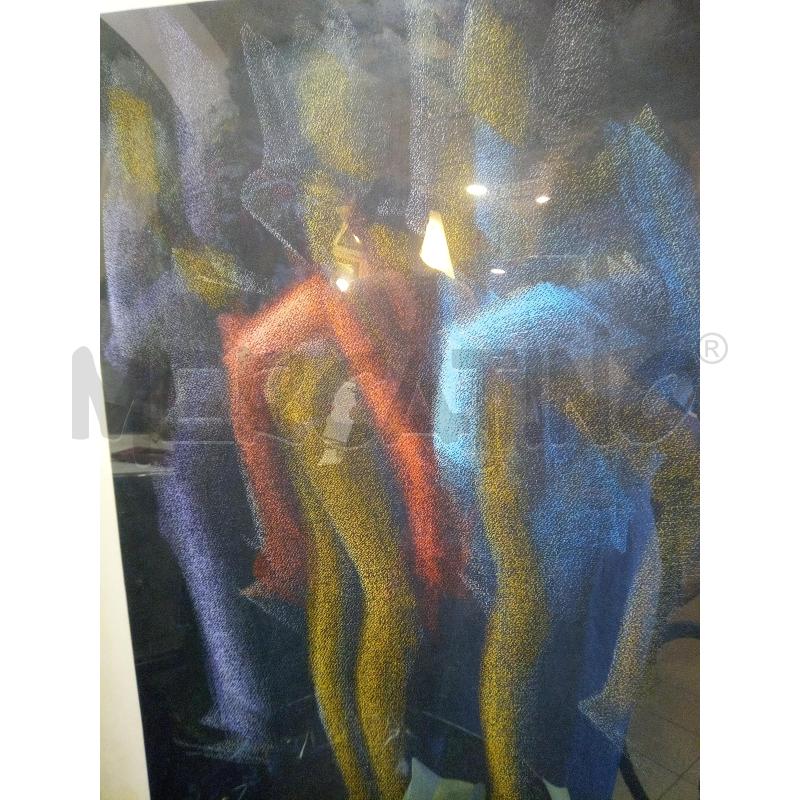 QUADRO PASTELLI SU CARTA TRIO FONDO NERO  | Mercatino dell'Usato Roma porta maggiore 2