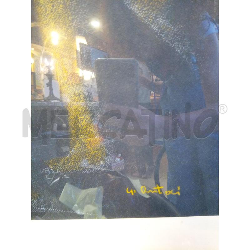 QUADRO PASTELLI SU CARTA TRIO FONDO NERO  | Mercatino dell'Usato Roma porta maggiore 3