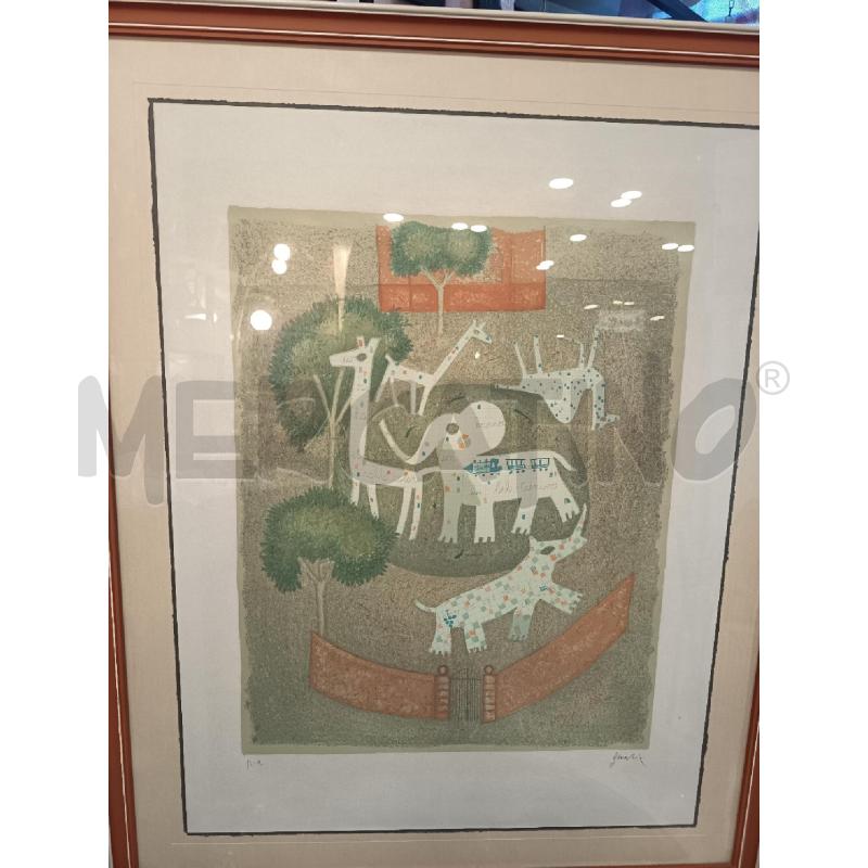 QUADRO PDA ANIMALI STILIZZATI  | Mercatino dell'Usato Roma porta maggiore 3