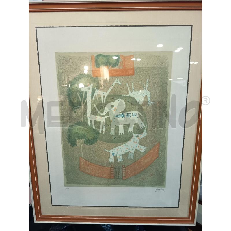 QUADRO PDA ANIMALI STILIZZATI  | Mercatino dell'Usato Roma porta maggiore 4
