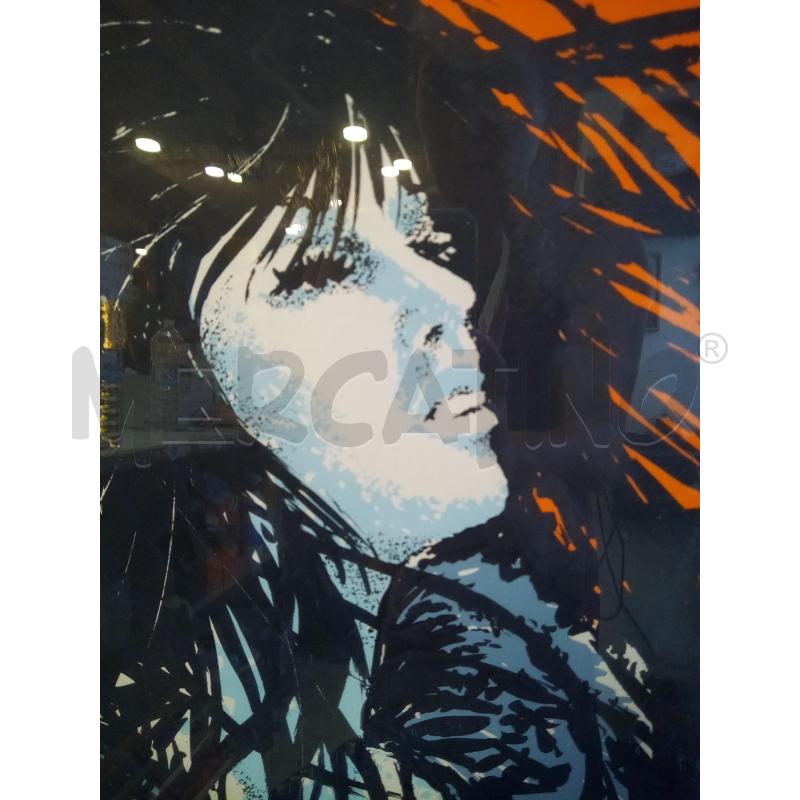 QUADRO PDA VOLTO DONNA CAPELLI LUNGHI  | Mercatino dell'Usato Roma porta maggiore 4