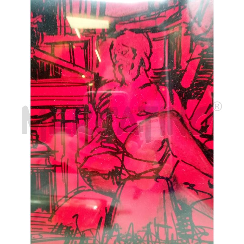 QUADRO PENNARELLO STATUA FONDO ROSSO | Mercatino dell'Usato Roma porta maggiore 4