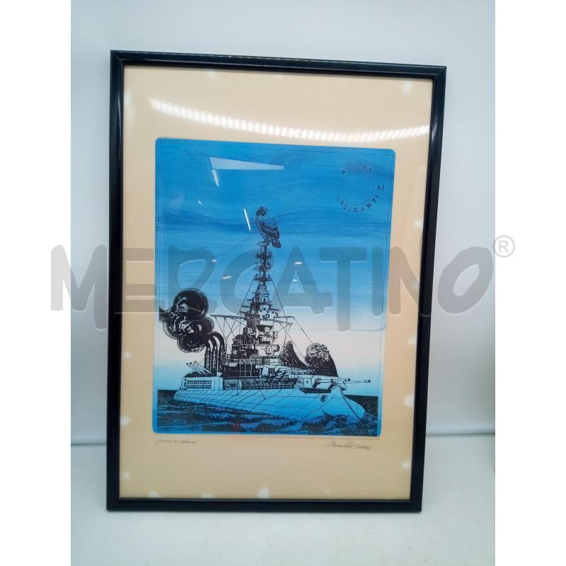 QUADRO PROVA D AUTORE AVVISO AI NAVIGANTI  | Mercatino dell'Usato Roma porta maggiore 1
