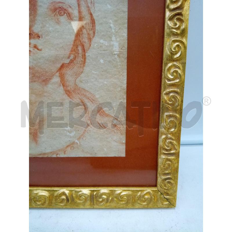 QUADRO SANGUIGNA SU CARTA VOLTO DONNA | Mercatino dell'Usato Roma porta maggiore 4