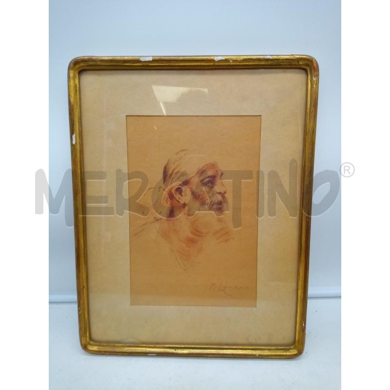 QUADRO SANGUIGNA VOLTO CORSARO | Mercatino dell'Usato Roma porta maggiore 1
