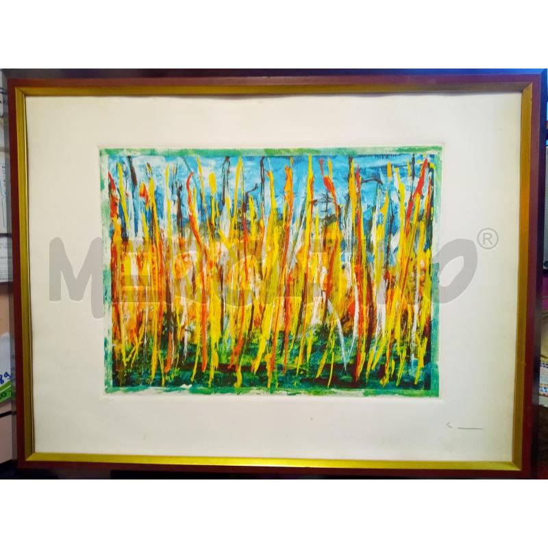 QUADRO SERIGRAFIA CAMPO DI GRANO   | Mercatino dell'Usato Roma porta maggiore 1