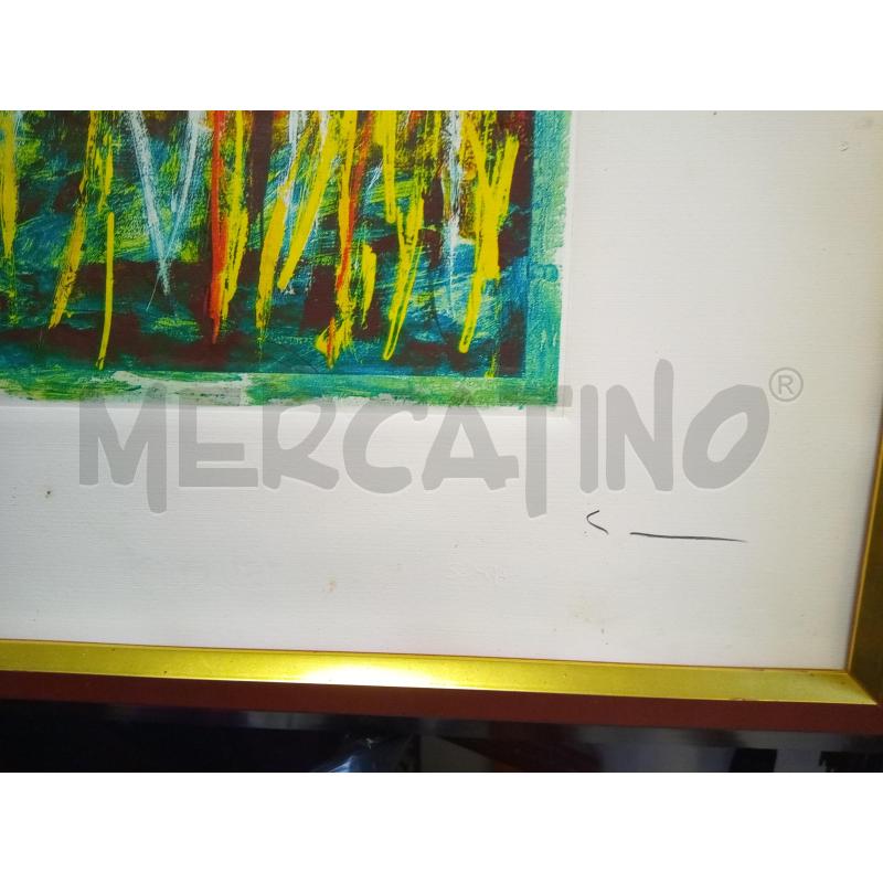 QUADRO SERIGRAFIA CAMPO DI GRANO   | Mercatino dell'Usato Roma porta maggiore 3