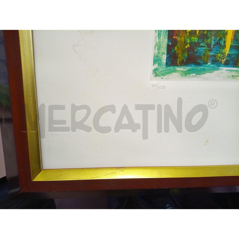 QUADRO SERIGRAFIA CAMPO DI GRANO   | Mercatino dell'Usato Roma porta maggiore 4