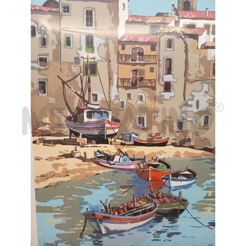 QUADRO SERIGRAFIA CEFALÙ | Mercatino dell'Usato Roma porta maggiore 2