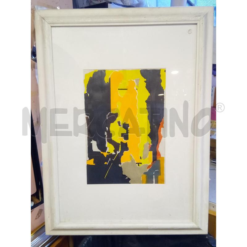 QUADRO SERIGRAFIA COLORI ASTRATTI | Mercatino dell'Usato Roma porta maggiore 1