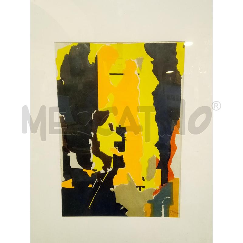 QUADRO SERIGRAFIA COLORI ASTRATTI | Mercatino dell'Usato Roma porta maggiore 2